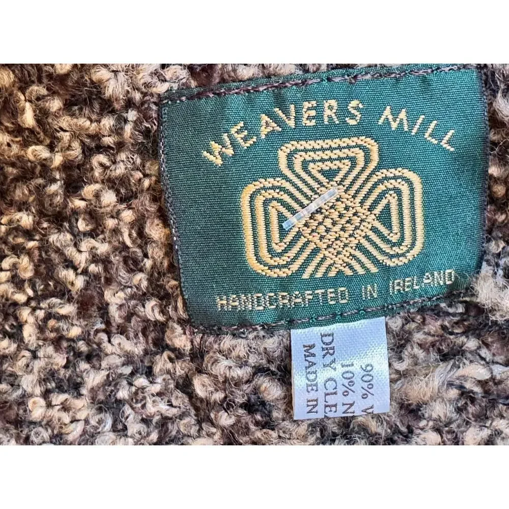 The Weave O’the Irish Tapestries Wool Throw Blanket Handcrafted In Ireland VTG